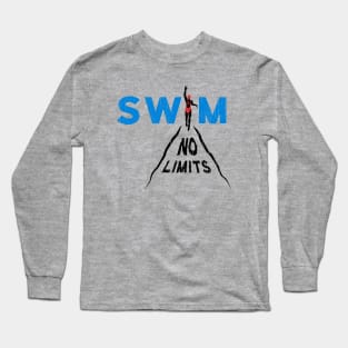 Womens Swimming No Limits Long Sleeve T-Shirt